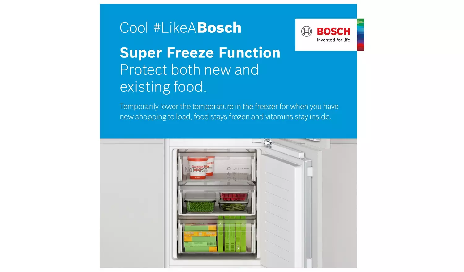 Bosch Serie 4 GSN33VWEPG Frost Free Upright Freezer - White - E Rated ...